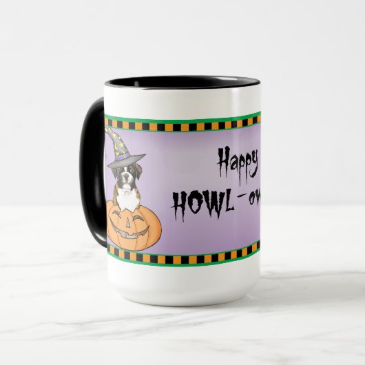 Boxer Halloween Mug (Devant gauche)