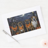 Boxer Halloween Spoken Rechthoekige Sticker (Envelop)
