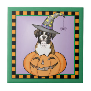Boxer Halloween Tegeltje