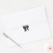 Boxer Happy Face Driehoek Sticker (Envelop)