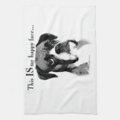 Boxer Happy Face Theedoek (Verticaal)