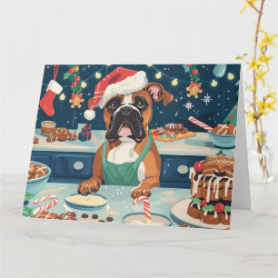 Boxer Holiday Bakken: Festive Kerstmis Kaart