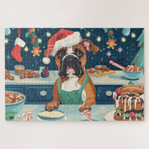 Boxer Holiday Bakken: Festive Kerstmis Legpuzzel
