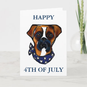 Boxer Hond 4 juli Kaart