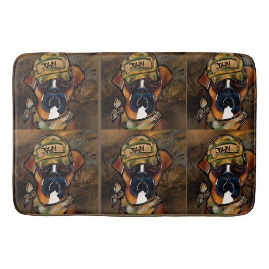 Boxer Hond Badmat (Voorkant)
