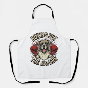 Boxer Hond Bokst Uit De Haters Grappige T-Shirt De Schort