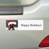 Boxer Hond Bumpersticker (Op auto)