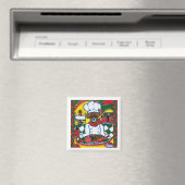 Boxer Hond Chef Magneet (Insitu (Vaatwasser))