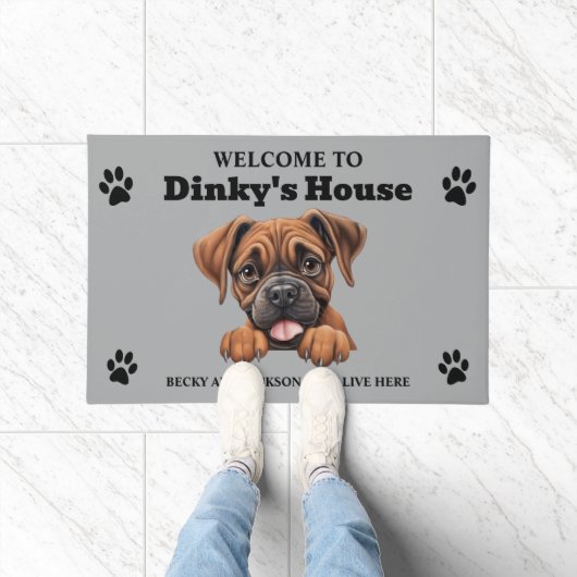 Boxer Hond Deurmat (Binnen)