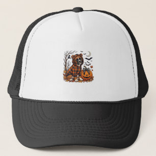 Boxer Hond Geruite Hoodie Halloween Pompoen Vleerm Trucker Pet