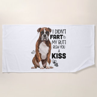 Boxer Hond geschenken Strandlaken