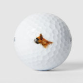 Boxer-hond Golfballen (Voorkant)