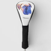 Boxer-hond Golfheadcover (Voorkant)