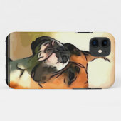 Boxer hond iPhone 5 Barely Daar Universal Hoesje (Achterkant (horizontaal))