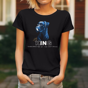 Boxer Hond - Koning Knuffel Meester T-shirt