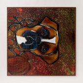 Boxer Hond Legpuzzel (Horizontaal)