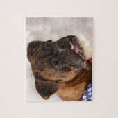 Boxer-hond Legpuzzel (Verticaal)