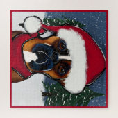 Boxer Hond Legpuzzel (Horizontaal)