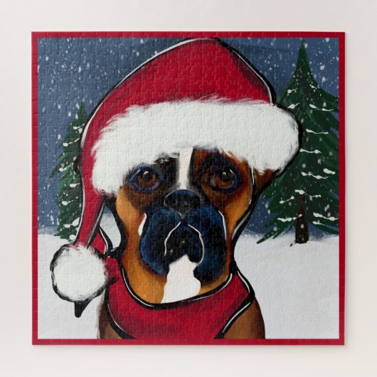 Boxer Hond Legpuzzel (Verticaal)