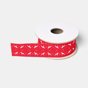 Boxer hond Patroon Grosgrain Lint
