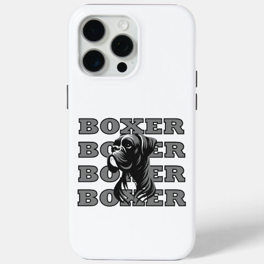 Boxer Hond Plezier Case-Mate iPhone Case (Achterkant)