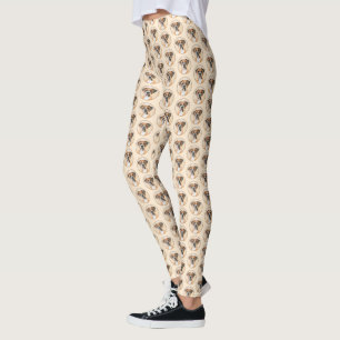 Boxer Hond Schilderen Onbijgesneden Originele Dier Leggings