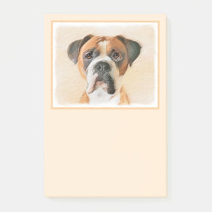 Boxer Hond Schilderen Onbijgesneden Originele Dier Post-it® Notes