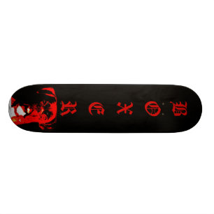 Boxer hond skateboard
