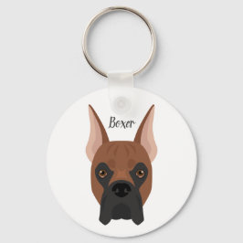 Boxer-hond Sleutelhanger