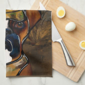 Boxer Hond Theedoek (Quarter Fold)