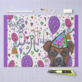 Boxer Hond Tissuepapier (Craft)