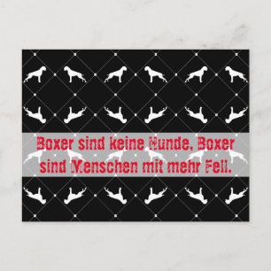 Boxer honden ansichtkaart briefkaart