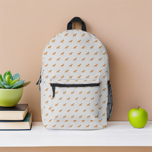 Boxer honden patroon gepersonaliseerd bedrukte rugzak