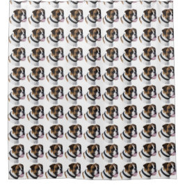 Boxer-hondenpatroon Douchegordijn