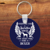 Boxer-hondenvogel Sleutelhanger (Voorkant)