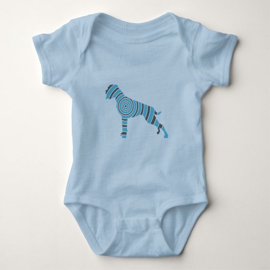 Boxer Hund Romper (Voorkant)