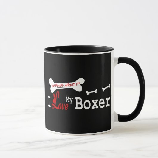 Boxer (I Love) Mug (Droite)