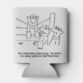 Boxer in de Boxing Ring. Grappig Blikjeskoeler (Achterkant)