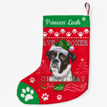 Boxer-kerstkousen - Boxer Dog