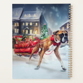 Boxer Kerstmis Feestelijk Seizoen Planner (Achterkant)
