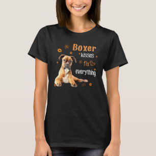 Boxer Kisses lossen alles op T-shirt