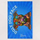 Boxer laide visage chien 1000 pièce puzzle puzzle (Vertical)