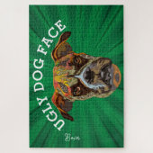 Boxer lelijke hond 1000 stuk Jigzaag Puzzle Legpuzzel (Verticaal)