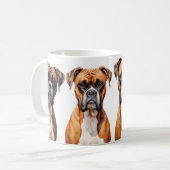 Boxer liefhebbers koffie mok (Voorkant links)