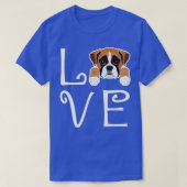 Boxer Love Dog Owner Boxer Puppy T-shirt (Design voorkant)