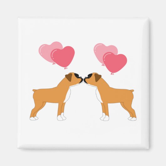 Boxer Love Magnet Magneet (Voorkant)