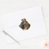 Boxer Love Ronde Sticker (Envelop)