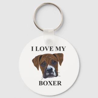 Boxer Love Sleutelhanger