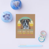 Boxer Lover Gift | Cute Boxer Lover Flyer (Enkel)
