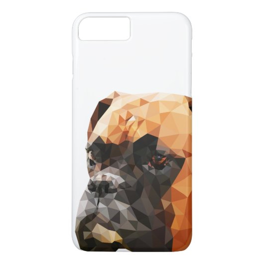 Boxer Low Poly Art Case-Mate iPhone Case (Achterkant)